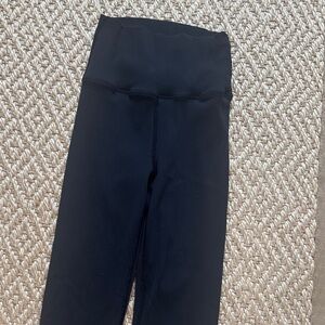 Aerie Black Ribbed Leggings